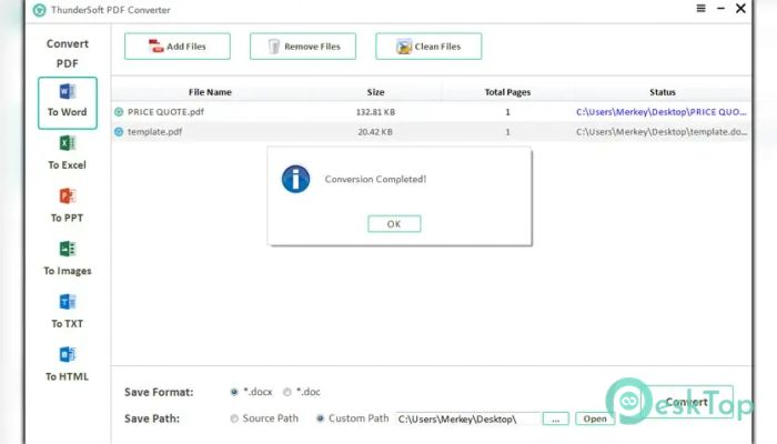 ThunderSoft PDF Converter 4.5.0.0 Tam Sürüm Aktif Edilmiş Ücretsiz İndir