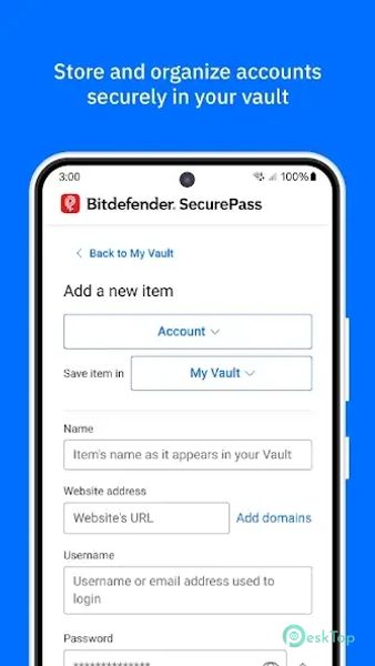 Bitdefender SecurePass 1.1.1 APK MOD Unlocked (Full) Free Download