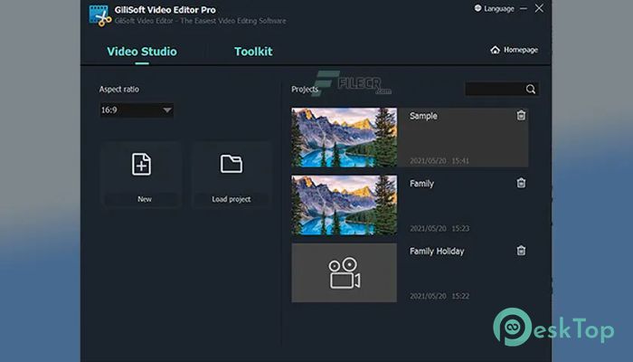 GiliSoft Video Editor Pro 17.3 Tam Sürüm Aktif Edilmiş Ücretsiz İndir