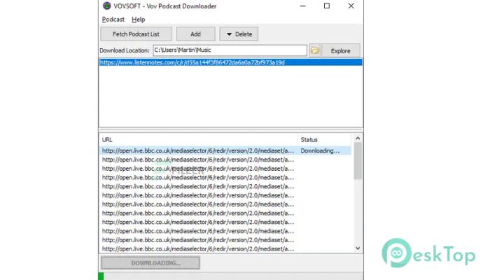 Télécharger Vovsoft Podcast Downloader  3.2 Gratuitement Activé Complètement