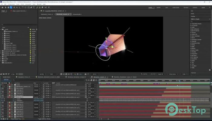 Aescripts - BlenderAe2 v2.0.3 Tam Sürüm Aktif Edilmiş Ücretsiz İndir