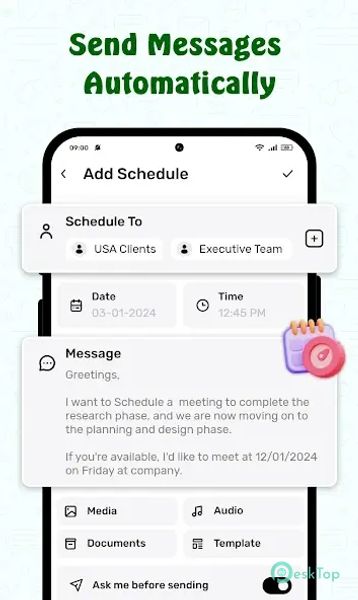 Message Scheduler for Business