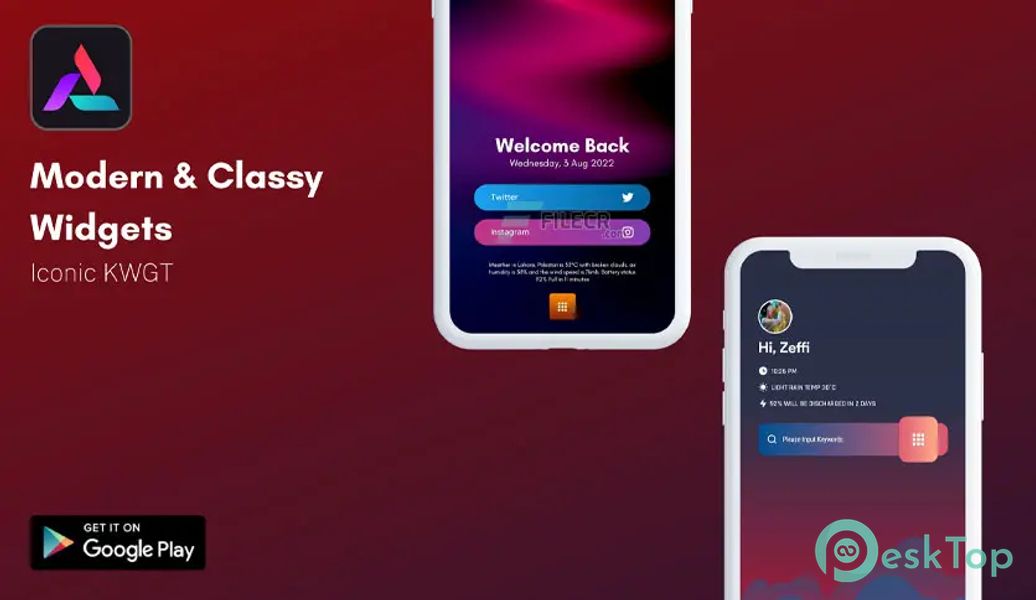 Iconic KWGT v2.0.1 APK MOD Полная бесплатная загрузка