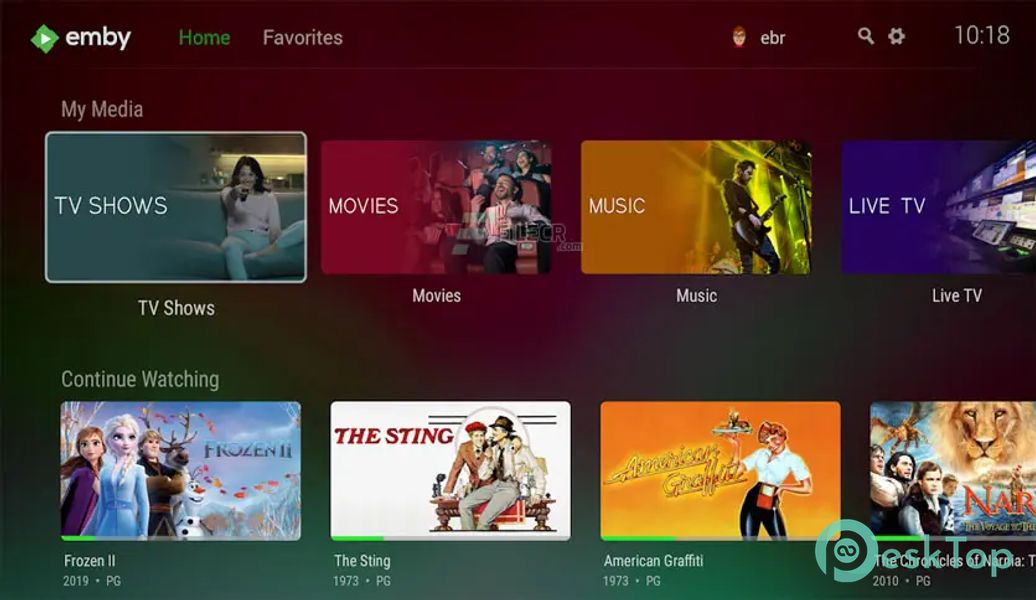 Emby for Android TV 3.4.67 APK MOD تحميل مجاني كامل
