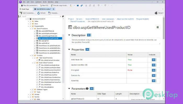 dbForge Documenter for SQL Server 1.8.2 完全アクティベート版を無料でダウンロード