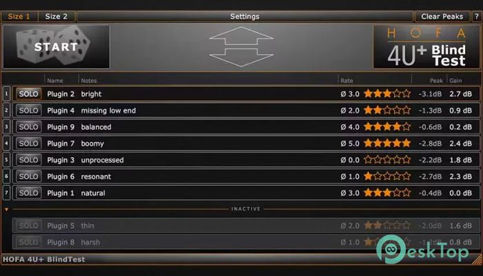 Скачать HOFA 4U+ BlindTest 1.0.7 полная версия активирована бесплатно