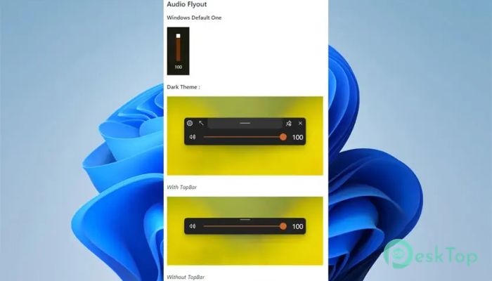 ModernFlyouts 0.9.3.0 完全アクティベート版を無料でダウンロード