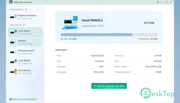 تحميل برنامج Amagicsoft Magic Data Recovery Technician 3.10.801.112 برابط مباشر