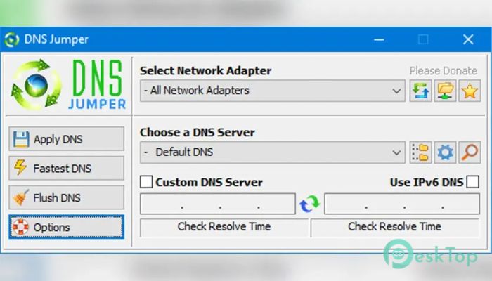 Sordum DNS Jumper 2.3 完全アクティベート版を無料でダウンロード