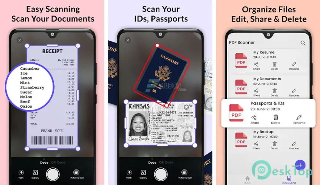 PDF Camera Scanner HD v4.0 APK MOD Tam Ücretsiz İndir