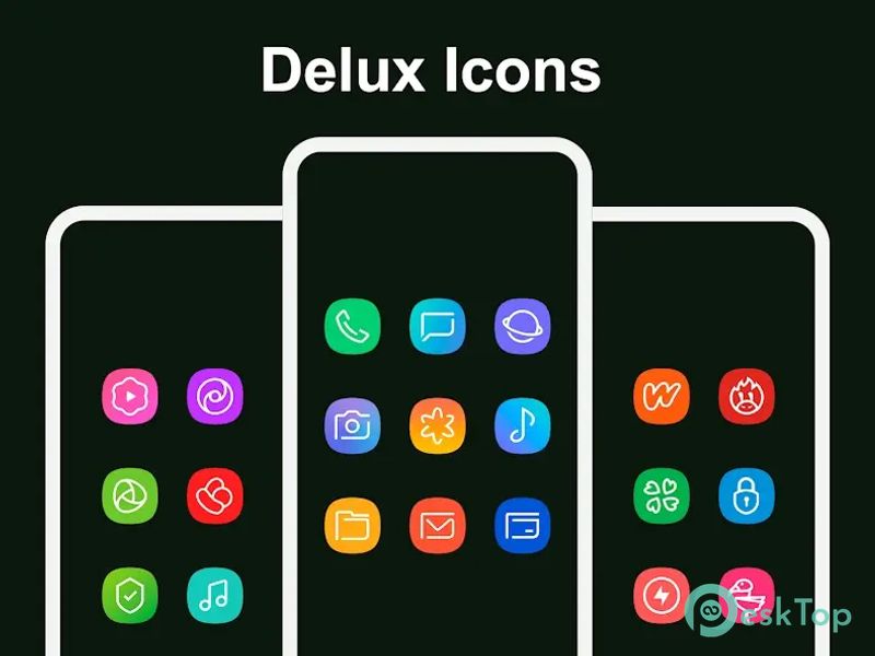 Télécharger Delux - Icon Pack 2.7.6 APK MOD Gratuitement et Complet