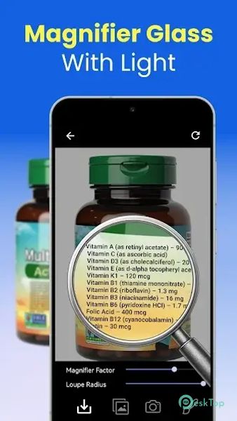 Lupa: Magnifying Glass w Light 2.1.0 APK MOD フル無料ダウンロード