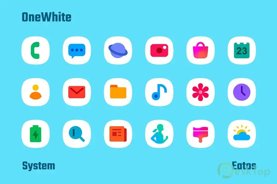 OneWhite - Icon Pack 5.6 APK MOD تحميل مجاني كامل