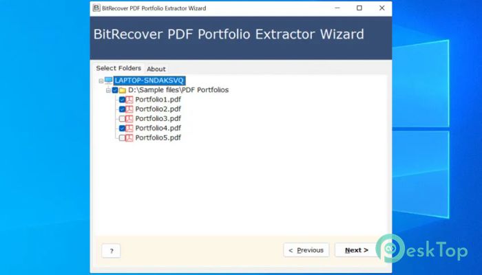 BitRecover PDF Portfolio Extractor Wizard 2.1 Tam Sürüm Aktif Edilmiş Ücretsiz İndir