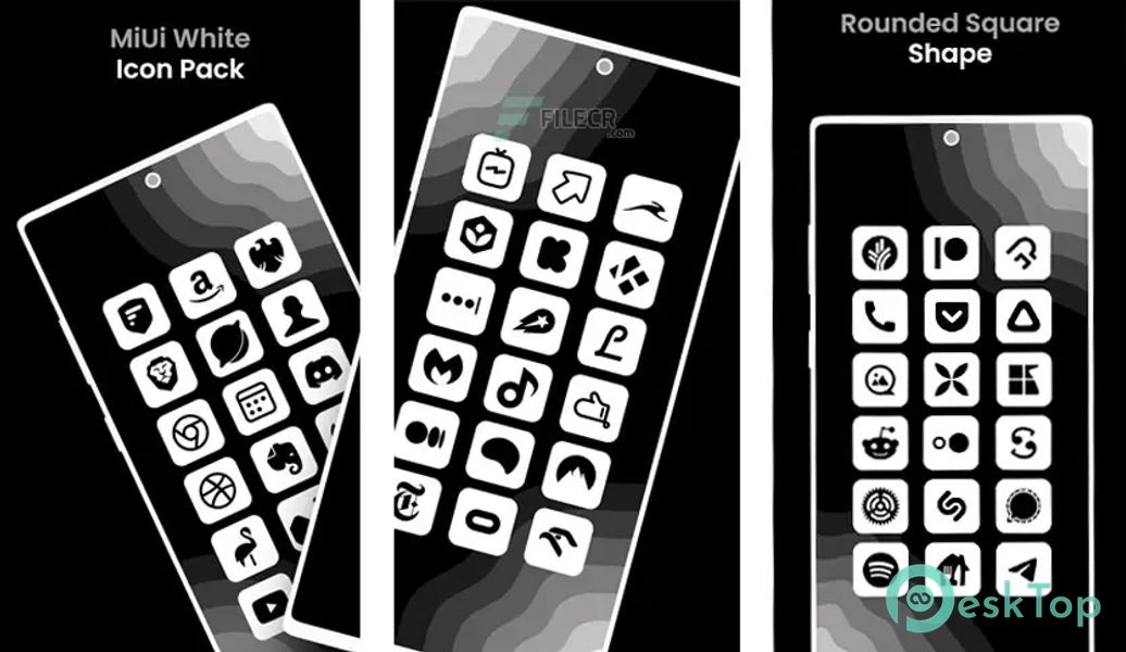 MiUi 13 White – Icon Pack v7.3 APK MOD Tam Ücretsiz İndir