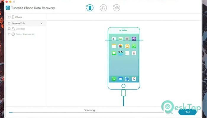 下载 TunesKit iPhone Data Recovery 2.5.0.37 免费Mac版