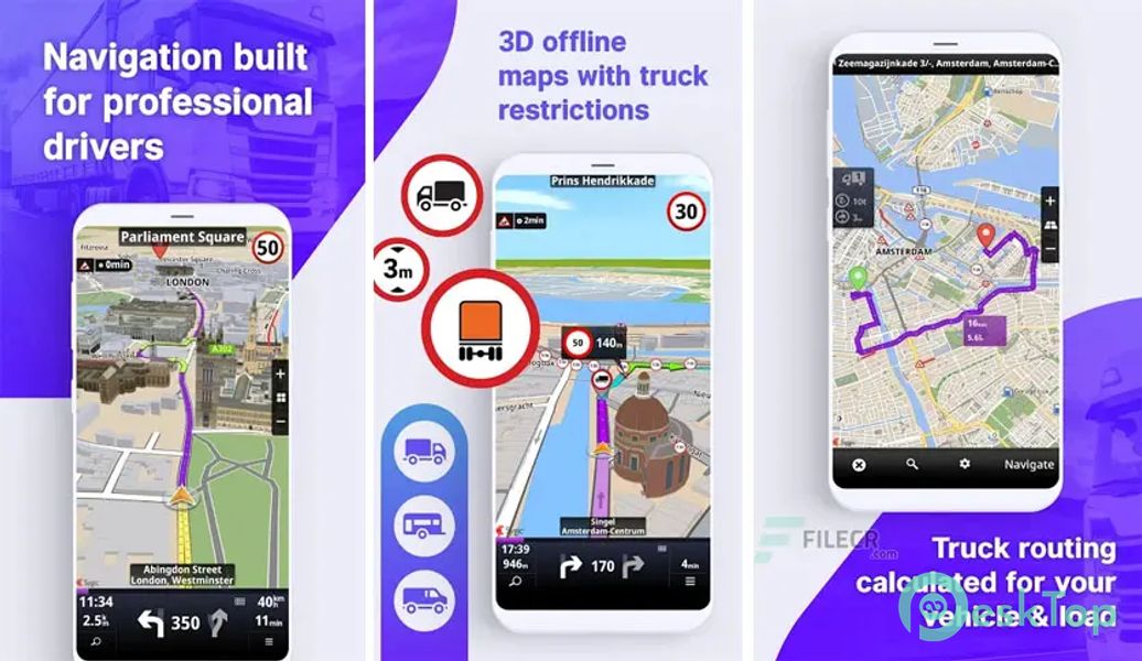 Sygic GPS Truck & Caravan 24.5.4 APK MOD 完整免费下载