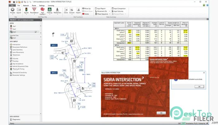 Akcelik SIDRA Intersection 8.0.1.7778 Tam Sürüm Aktif Edilmiş Ücretsiz İndir