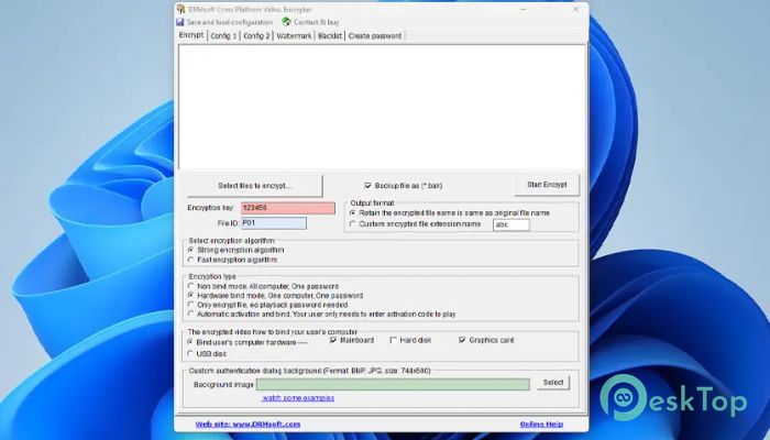DRMsoft Cross Platform Video Encrypter v11.0 完全アクティベート版を無料でダウンロード