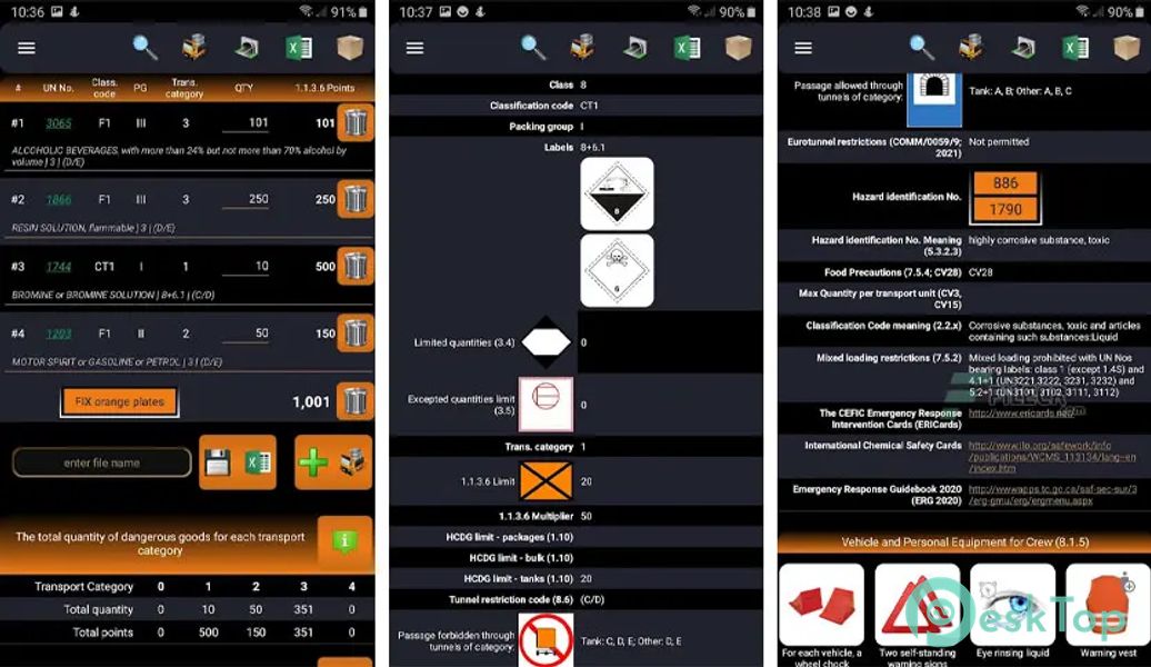 ADR Tool 2021 Dangerous Goods v1.4.6 APK MOD Descarga gratuita completa