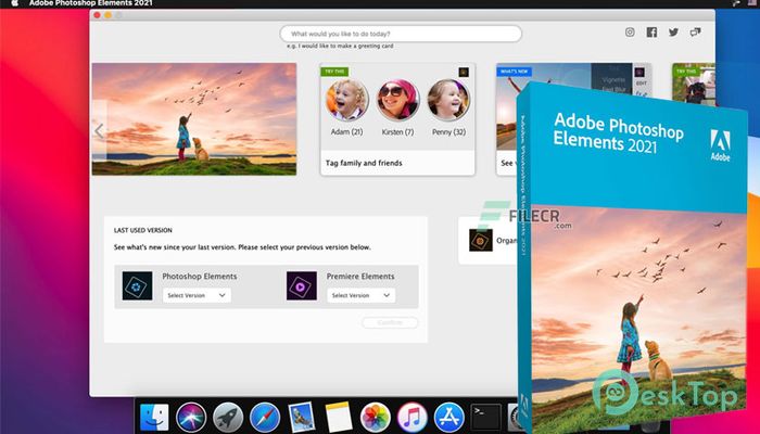 Adobe Photoshop Elements 2021 Mac用無料ダウンロード
