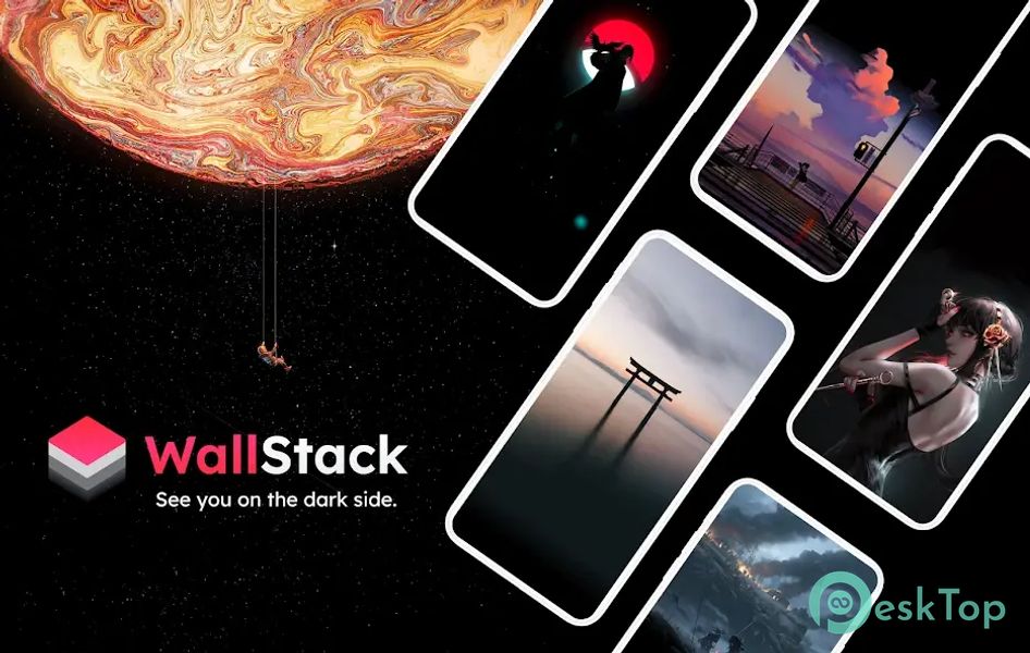 WallStack - Amoled Wallpapers 1.4.5 APK MOD تحميل مجاني كامل