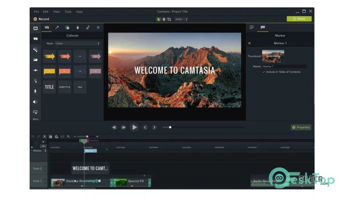 Download TechSmith Camtasia 22.0.2 Free Full Activated