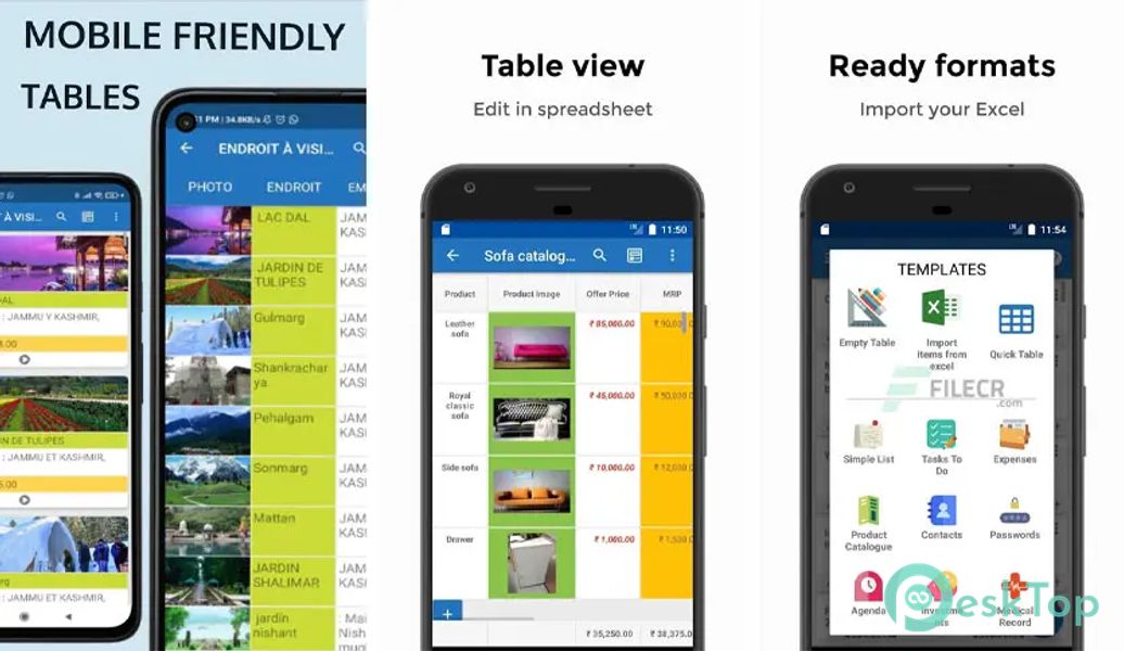 Table Notes – Pocket database & spreadsheet editor