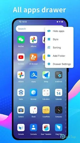 Cool R Launcher for Android 11 v4.5 APK MOD Tam Ücretsiz İndir