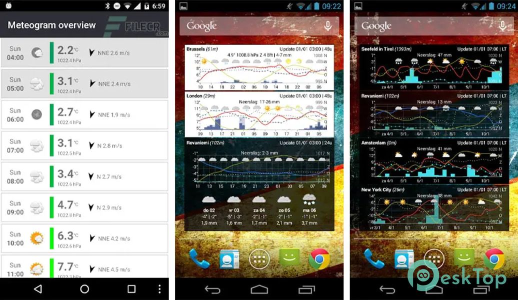 Meteogram Weather Widget 2.6.0 APK MOD Полная бесплатная загрузка