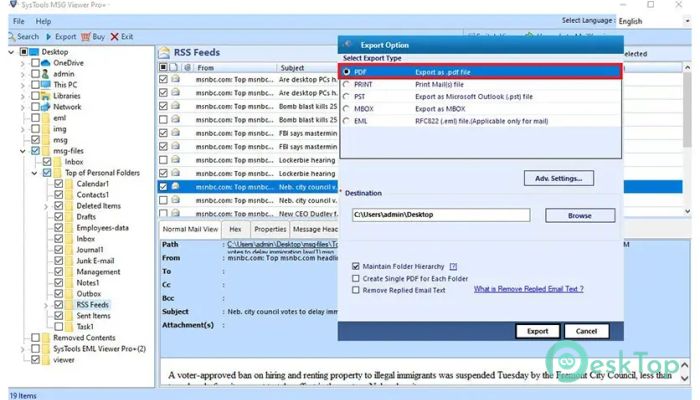 تحميل برنامج SysTools MSG Viewer 5.1 برابط مباشر