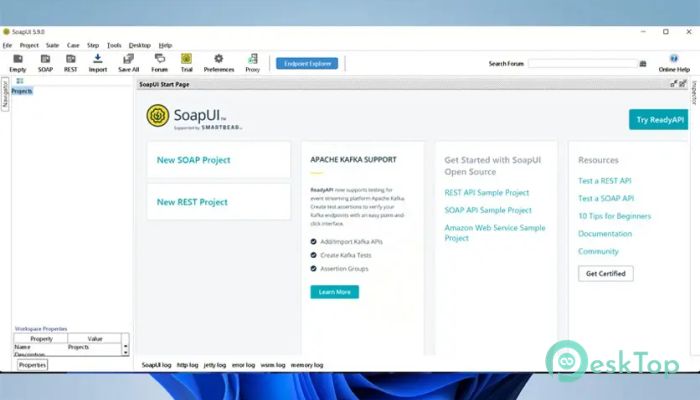 soapUI  5.9.1 Tam Sürüm Aktif Edilmiş Ücretsiz İndir