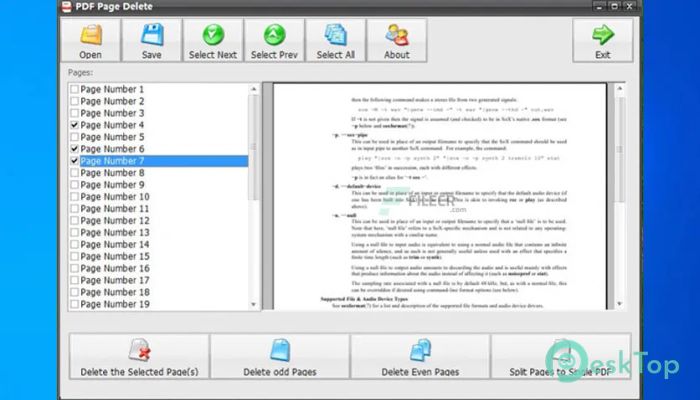 Скачать PDF Page Delete 3.4 полная версия активирована бесплатно