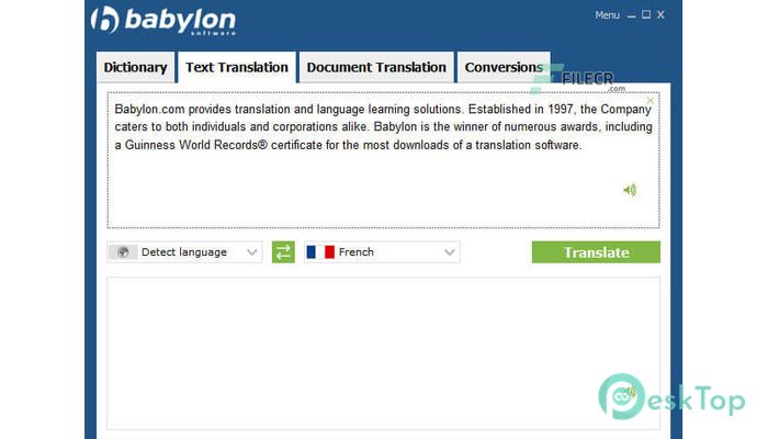 Download Babylon Pro NG 11.0.1.6 Free Full Activated