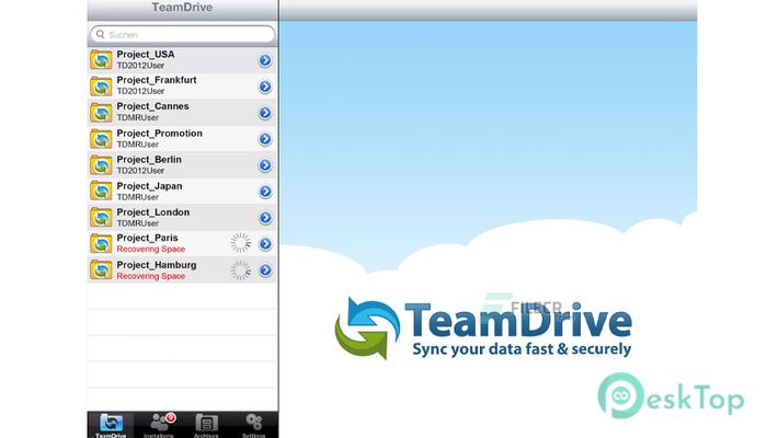 TeamDrive 4.7.5 Build 3196 完全アクティベート版を無料でダウンロード