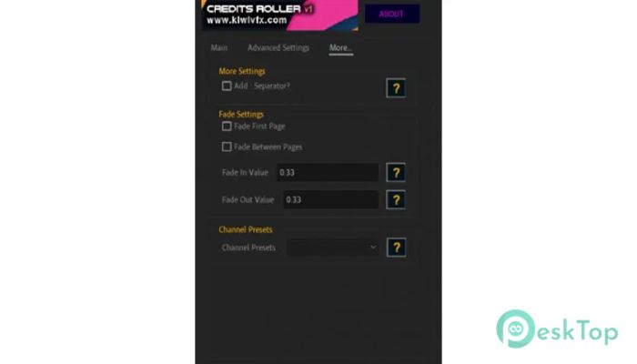 Télécharger Aescripts Credits Roller 1.2.3 for After Effects Gratuitement Activé Complètement
