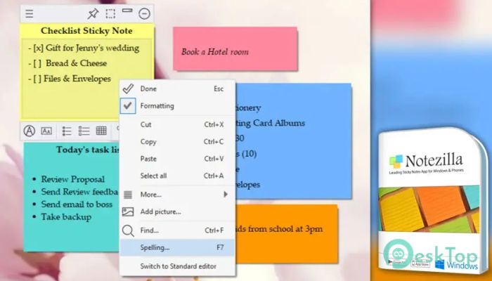 تحميل برنامج Conceptworld Notezilla 1.0 برابط مباشر