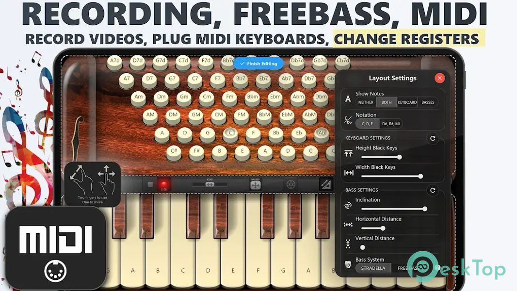 Accordion Piano Cassoto Game 6.0 APK MOD フル無料ダウンロード