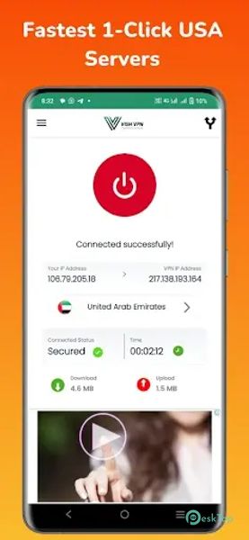 Vish VPN - USA's Fastest VPN 1.3 APK MOD Descarga gratuita completa