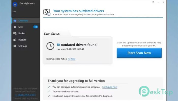 Скачать GetMyDrivers  1.0.0.34957 полная версия активирована бесплатно