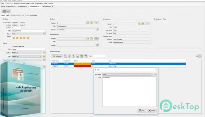 Job Application Assistant  2.01.06 Tam Sürüm Aktif Edilmiş Ücretsiz İndir