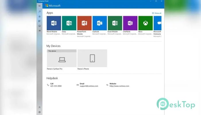 Microsoft Company Portal 1.0 Tam Sürüm Aktif Edilmiş Ücretsiz İndir