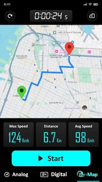 GPS Speedometer - Odometer App 2.5.3 APK MOD تحميل مجاني كامل