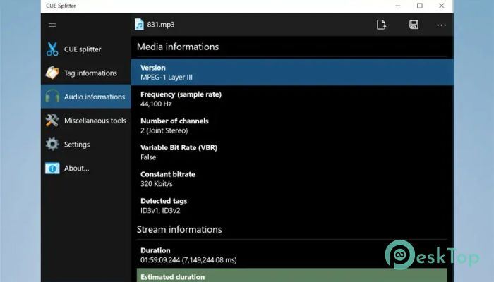 تحميل برنامج Medieval CUE Splitter 1.0 برابط مباشر