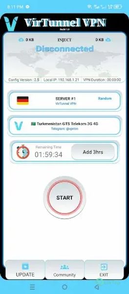 VirTunnel VPN 3.6 APK MOD Tam Ücretsiz İndir