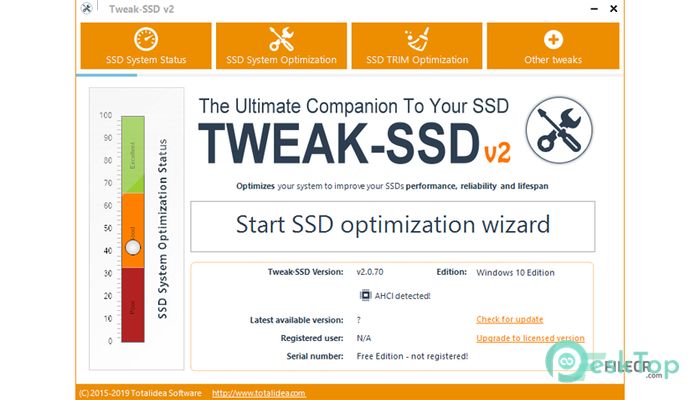 Tweak-SSD 2.0.70 Tam Sürüm Aktif Edilmiş Ücretsiz İndir