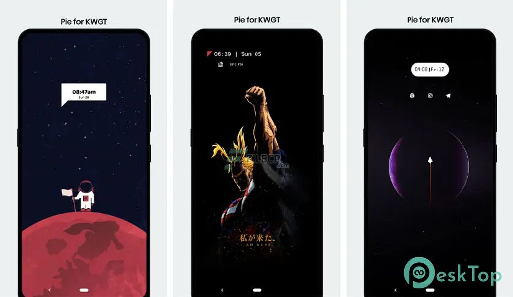 Pie for KWGT 4.1 APK MOD Tam Ücretsiz İndir