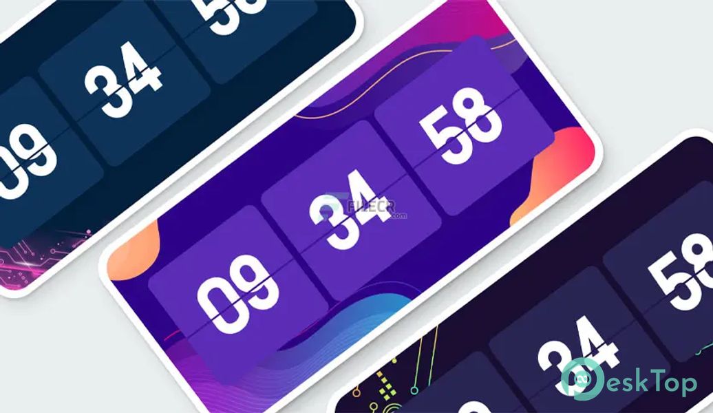 Fliqlo – flip clock, zen clock
