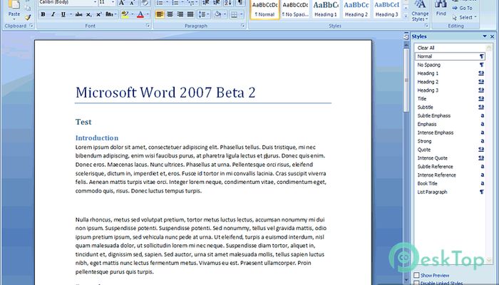 Télécharger Microsoft Office 2007 SP3 12.0.6607.1000 Gratuitement Activé Complètement