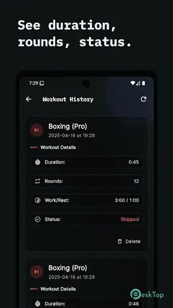 Rounds: Workout Trainer 1.4.8 APK MOD Tam Ücretsiz İndir